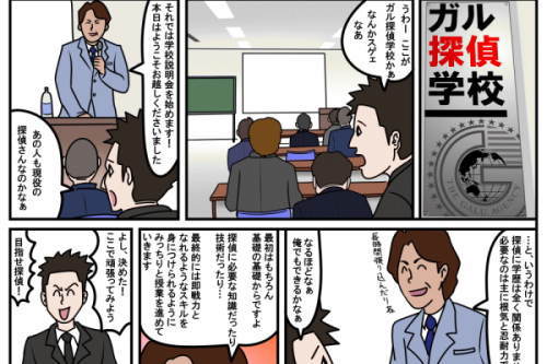 ガル探偵学校の漫画